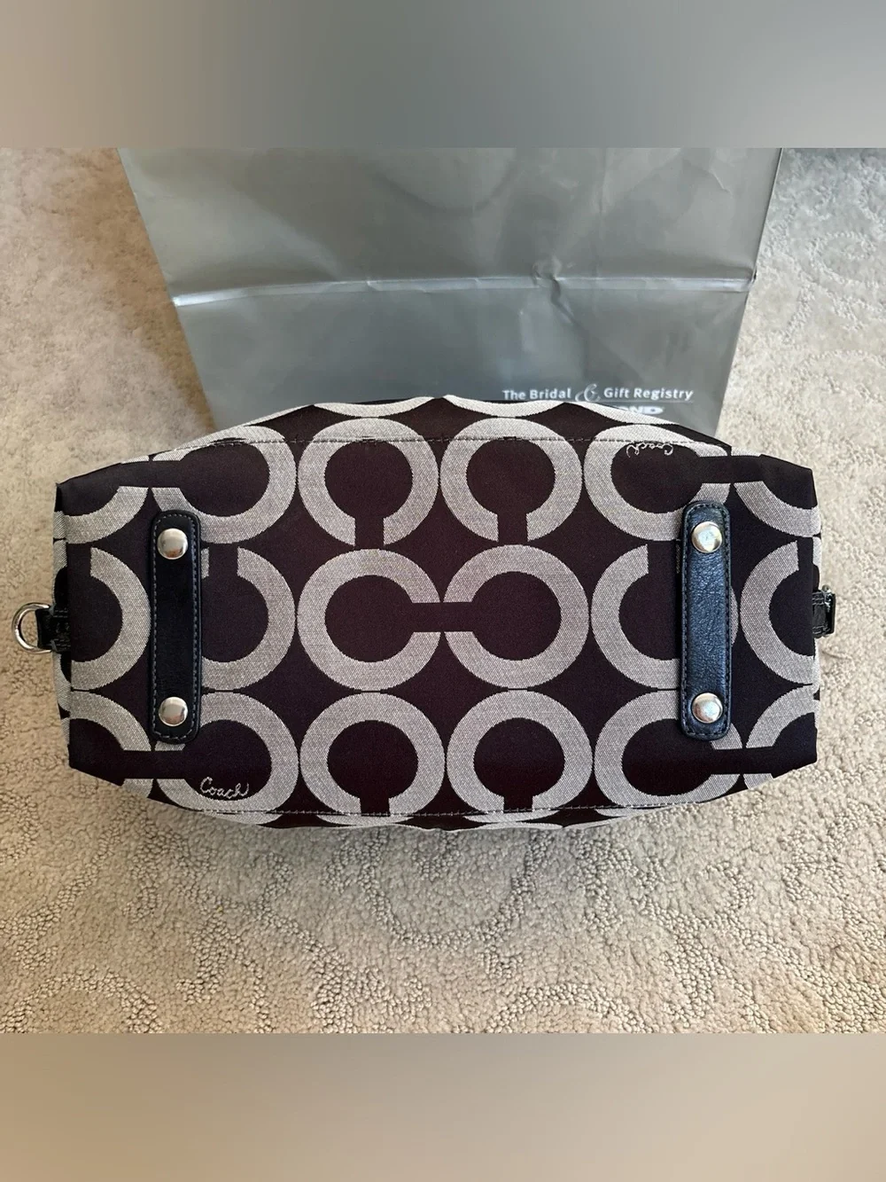 Coach Madison Signature Op Art Sabrina